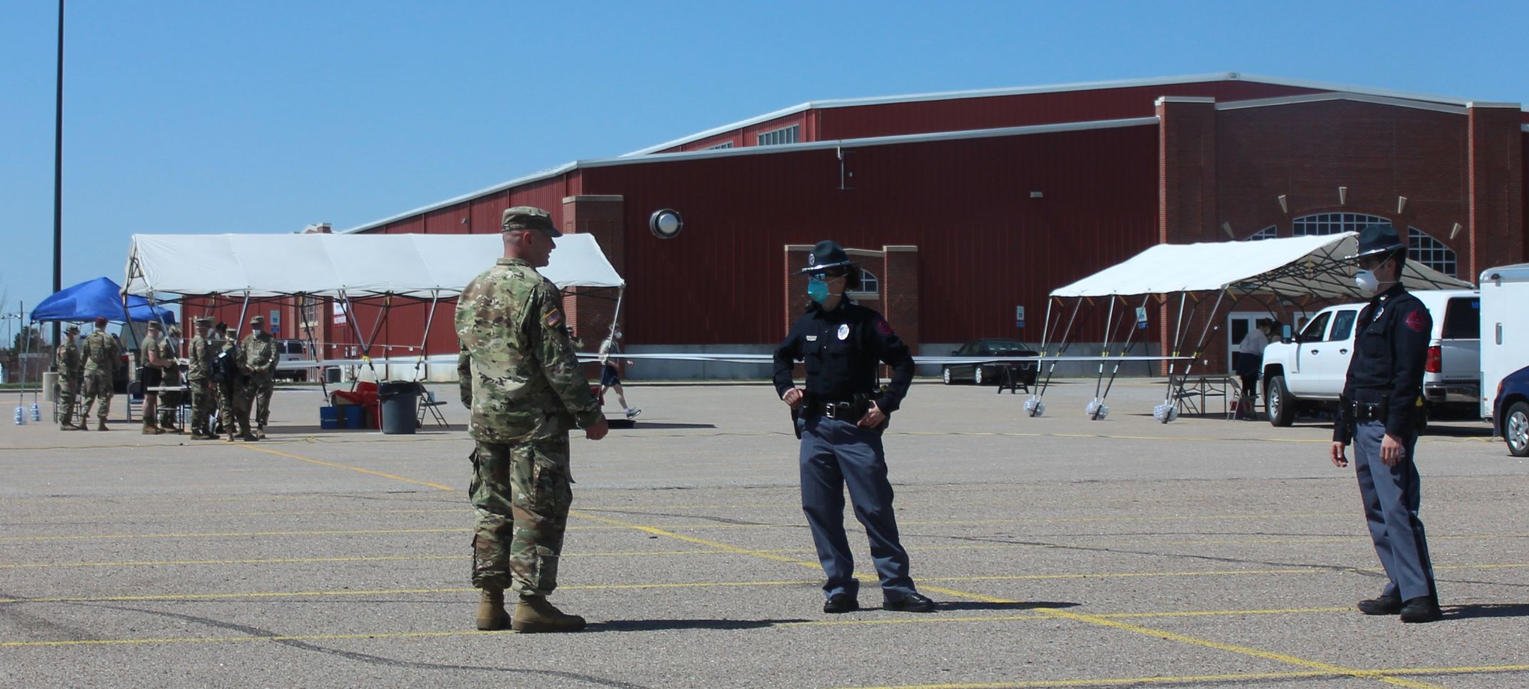 National Guard at Fonner Park